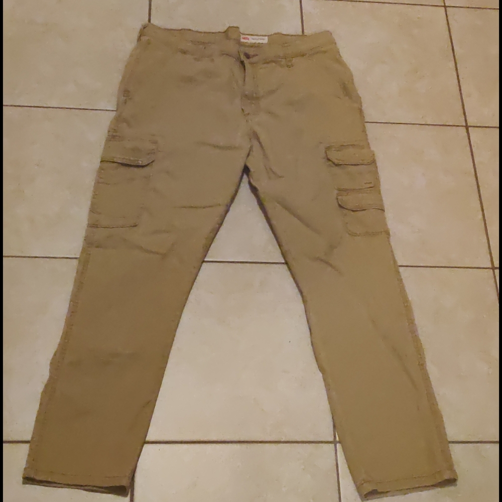 Khaki cargo pants
